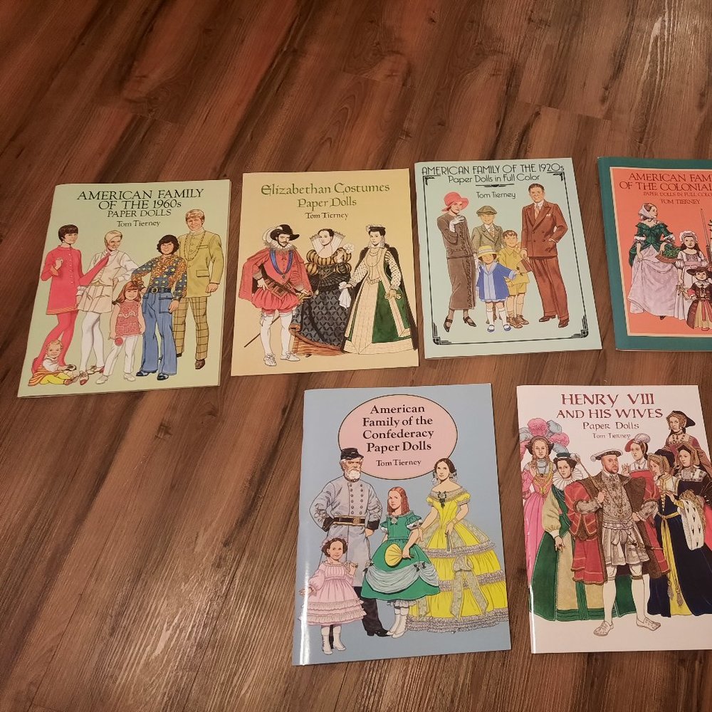 Like new paper doll books